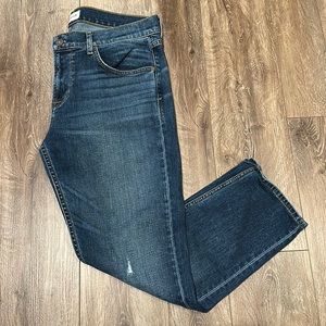 Hudson blake slim straight zip fly jeans size: 34